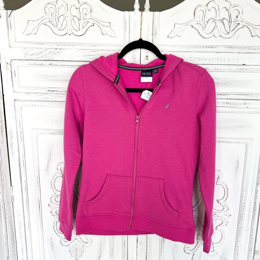 Nautica Girl’s Full-Zip Hoodie Sweatshirt